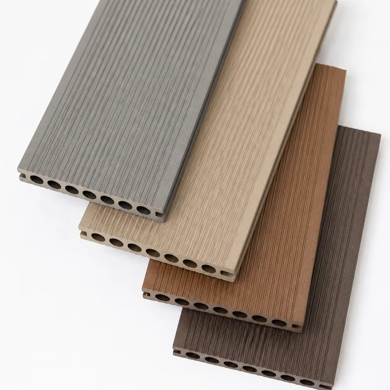 Anti Slip WPC Composite Decking Co Extrusion Waterproof Deck Floor for Outdoor Garden Landscaping