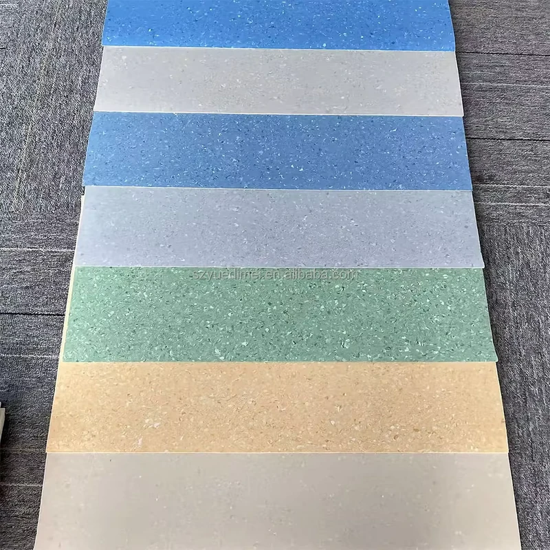 Anti Static Anti Slip Eco Friendly PVC Homogeneous Flooring Roll 2.0 3.0mm Thickness Anti Bacterial for Cleanroom Hospital