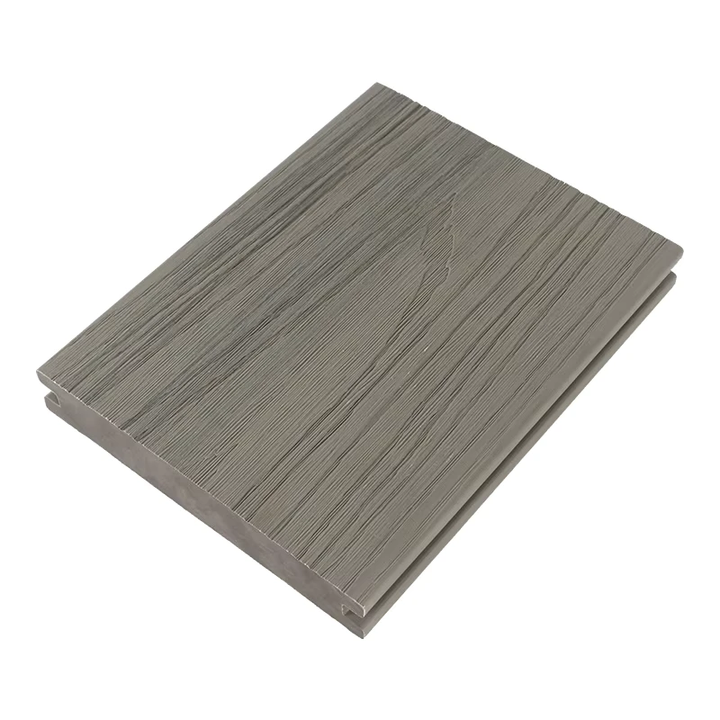 Anti UV Solid Composite Decking Heavy Strong Paneling Exterior Floor Waterproof Wooden Pattern Outdoor Flooring