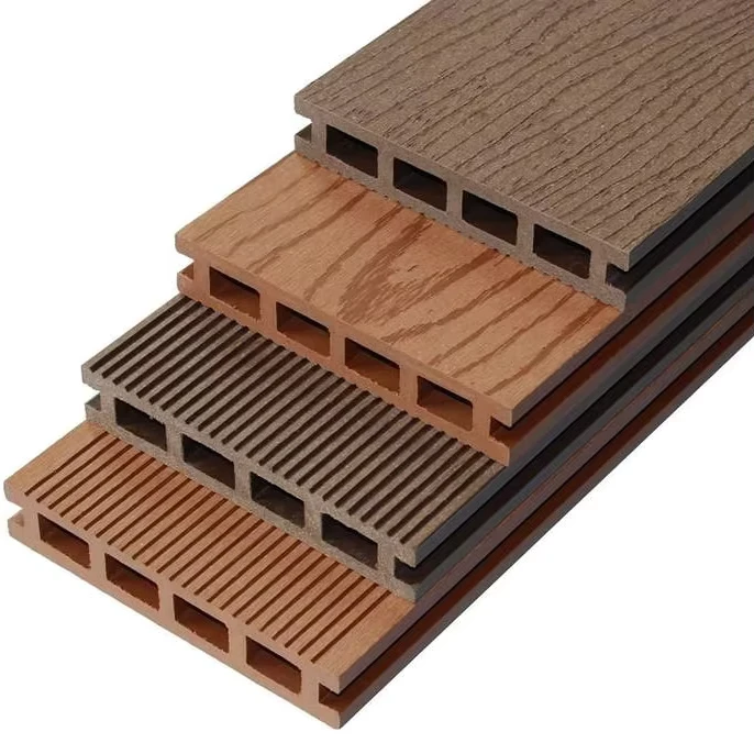 Anti UV wood plastic composite decking WPC decking floor for outdoor