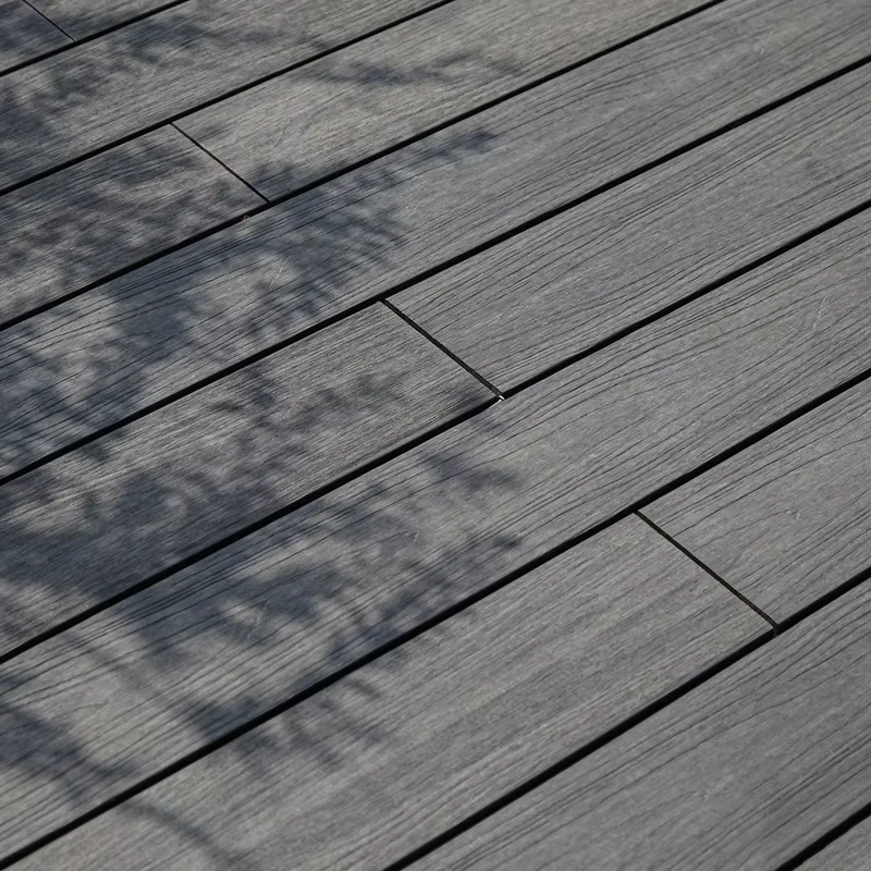 Anti Uv Anti Slip Solid Outdoor Wood Plastic Flooring Wpc Decking for Garden