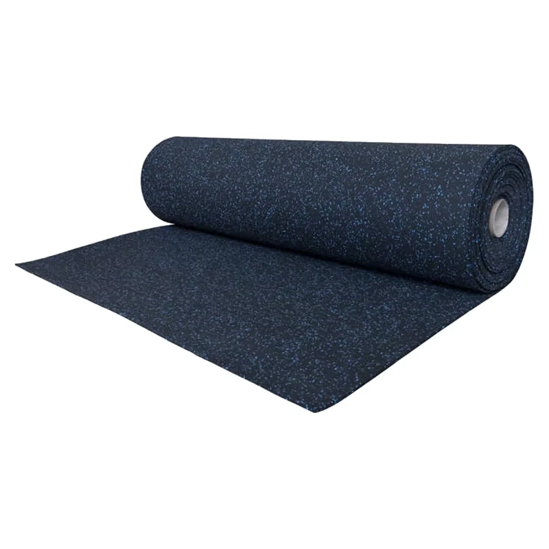 Anti-slip Durable Garage Rubber Gym Flooring Roll Mat for Fitness Garage Gym Flooring with EPDM Flecks