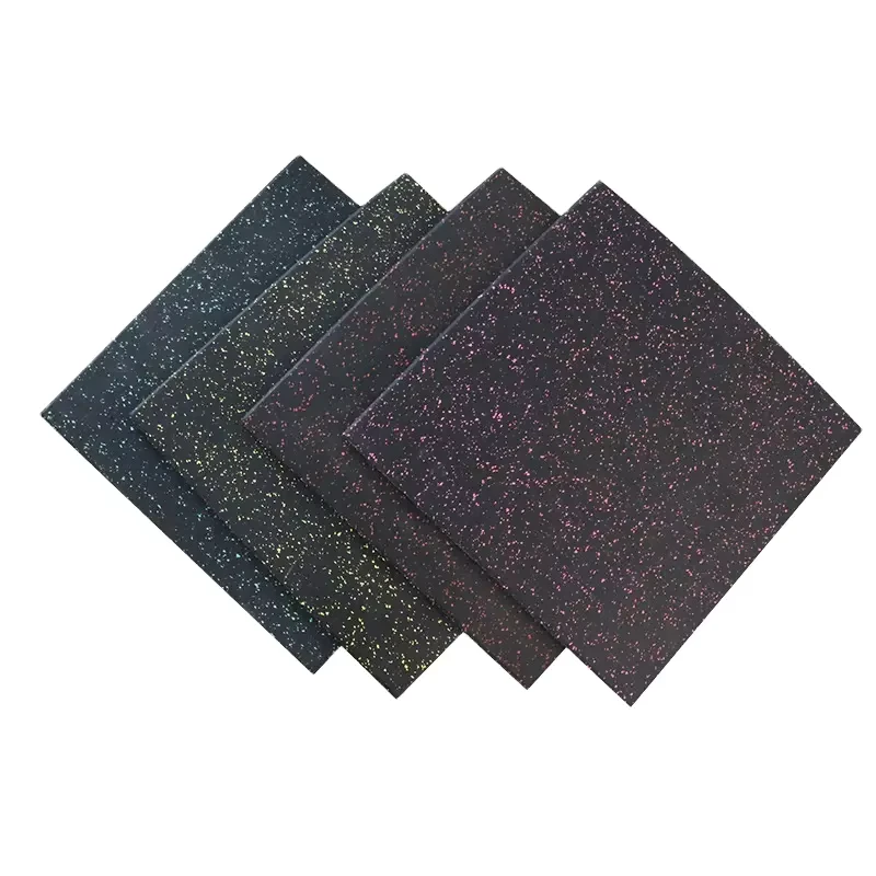 Anti slip Gym Rubber Flooring Sports Fitness Products Equipment Rubber Mat Home Gym Use