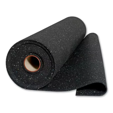 Anti-slip Indoor Gym 3-12 mm Thick Rubber Flooring Rolls with EPDM Color Dots Waterproof Rubber Safety Mats