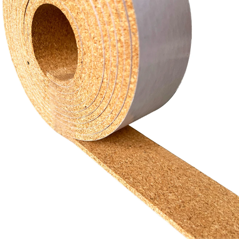 Anti slip Surface 1/8″ Thick X 1″ Wide X 25′ Long Natural Cork Strip with Adhesive