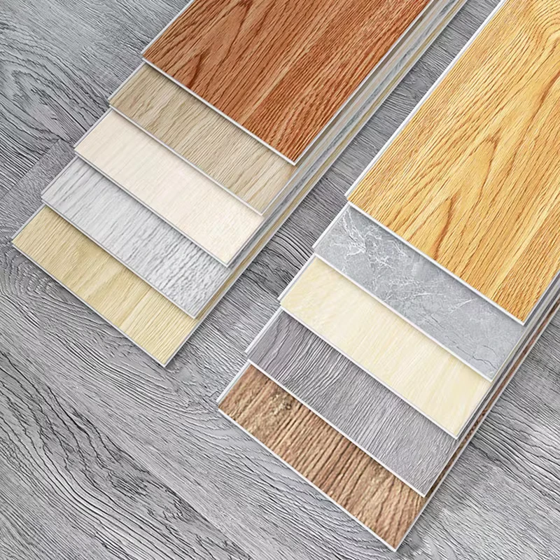 Anti slip Waterproof Fireproof Eco friendly Indoor Durable Flooring Commercial Projects SPC Stone plastic Interlocking PVC Stone