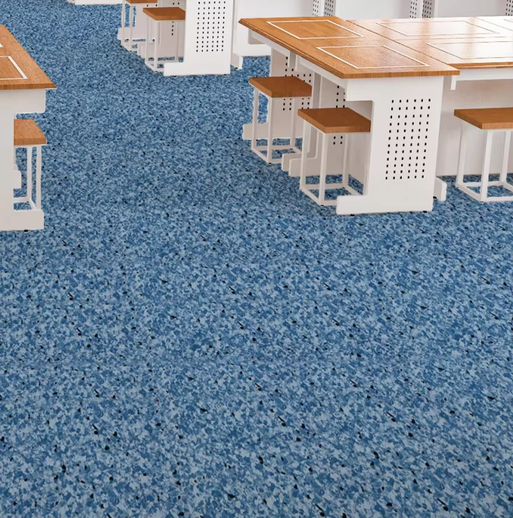 Anti static Anti slip Waterproof Eco Friendly PVC SPC Vinyl Roll Flooring Home Living Grain Plain Indoor Use Graphic Design