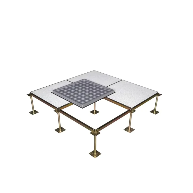 Anti-static Floor 600*600 Machine Room All-steel Static Floor Ceramic Raised Floor Steel Overhead Floor with Hpl Covering