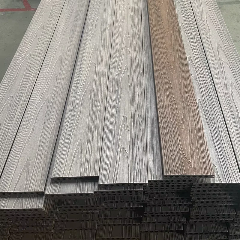 Anti uv and Waterproof Hollow Wood and Plastic Composite WPC Decking Laminate Flooring