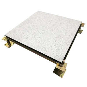 Antistatic Modern Steel Cementitious Raised Floor for Data Center & Office Building 800*800*40 MOB Certified