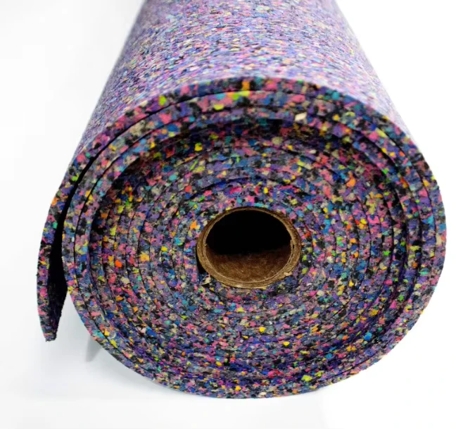 Apartment Hotel Carpets Polyurethane Foam Fabric Used Custom Soundproof Colorful Foam Cork Rubber Flooring Underlay