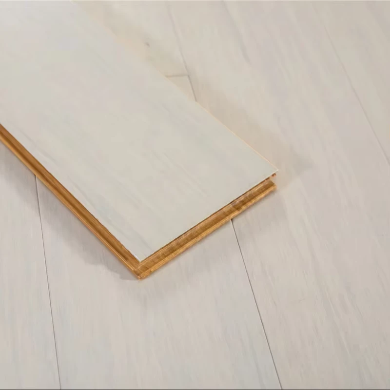 Attractive Colors Bamboo Flooring New Style Nordic Light Color Strand Woven Bamboo Flooring Uniclik T&G Profile Bamboo Flooring