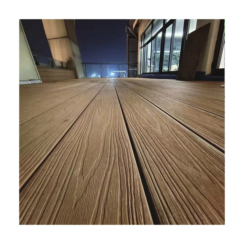 Auuan High Quality Aluminum Plastic Decking for Outdoor Park Garden Flooring Modern Design Style Waterproof Made Guangzhou