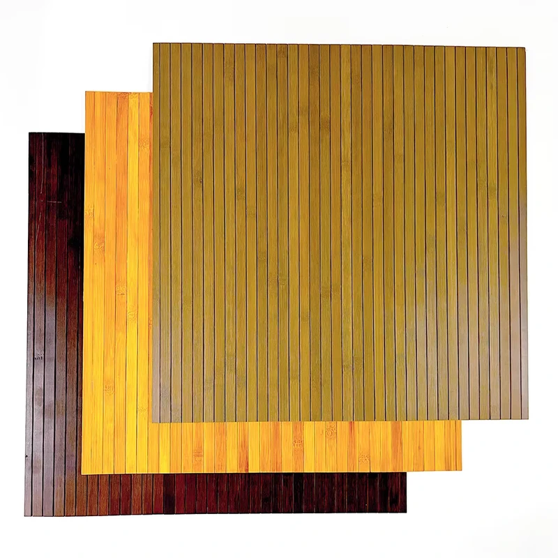 Bamboo 100% Eco Friendly Non Toxic Reusable Customized Logo Indoor Decorative Flooring Household Sundries Product