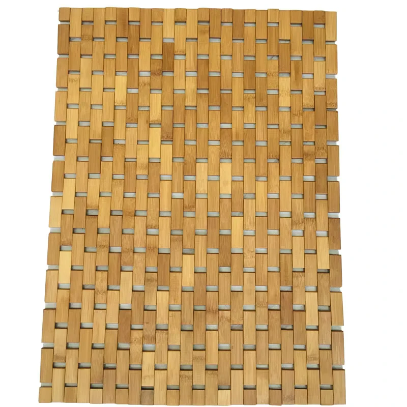 Bamboo Bathroom Mat Toilet Floor Mats Hotel Floor Anti slip Bamboo Mats