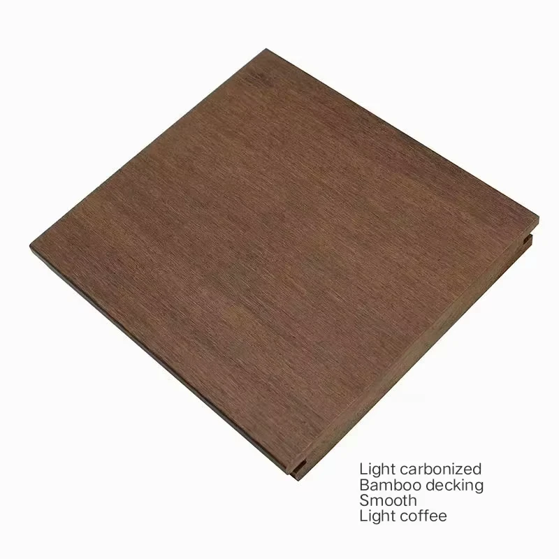 Bamboo Flooring Tongue Groove Composite Decking Customized DIY Interlocking Outdoor Flooring Balcony Decking Tiles