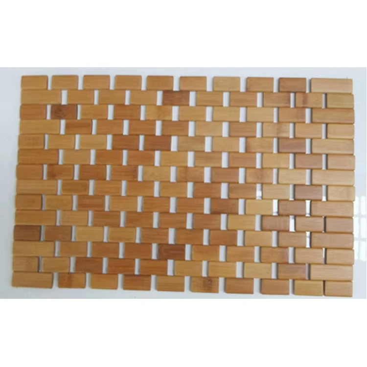 Bamboo Mat Non Slip Mat Floor Mat Multi size Logo Designed Bamboo Bathroom and Kitchen Bamboo Waterproof Home Decoration