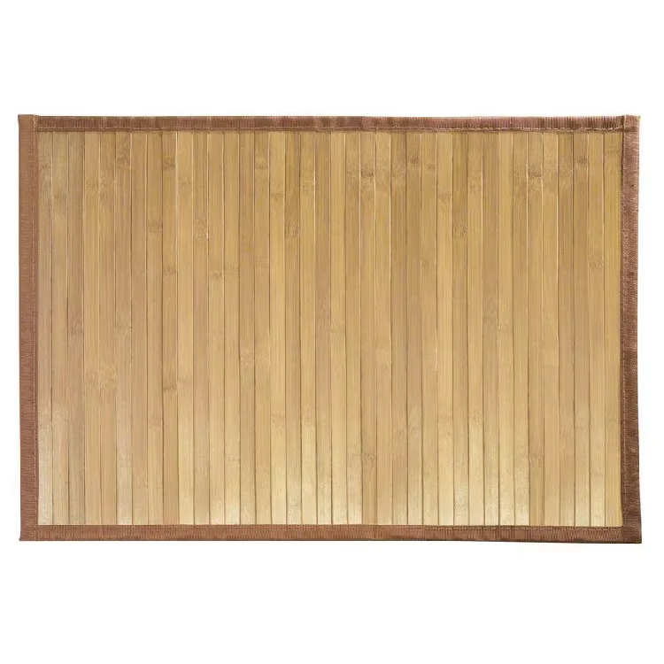 Bamboo Natural Floor Mat for Kitchens Bathrooms or Offices