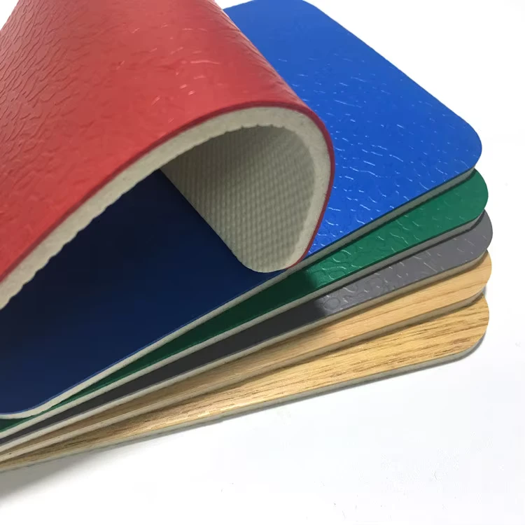 Basketball Court Pvc Roll Vinyl Flooring Badminton Pvc Sport Flooring for Indoor Futsal Court