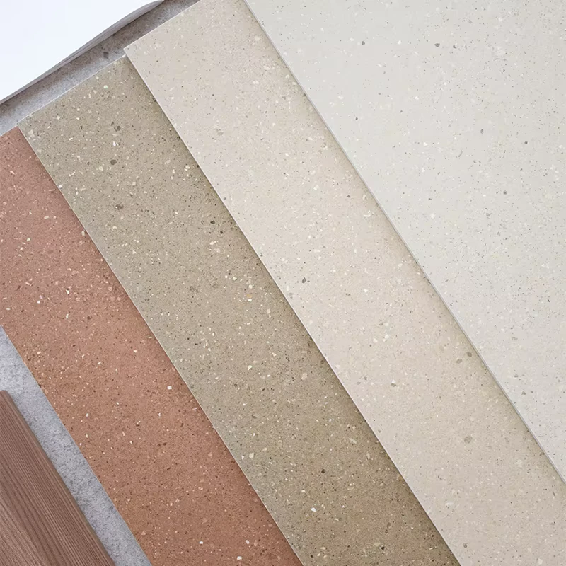 Beige Brown Terrazzo Tiles Anti Slip Floor Tiles for Kitchen Toilet Garden Commercial Restaurant Store Use