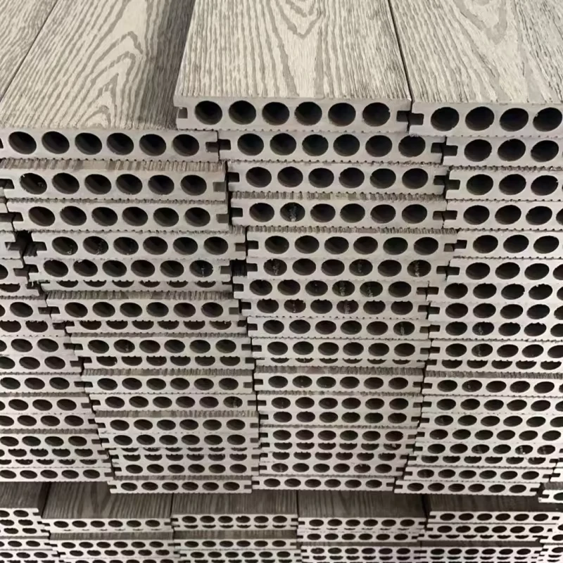 Bulk Order Discount WPC High Density Waterproof Wood Grain Decking Vertical Stripe Exterior Outdoor Balcony Garden Plank