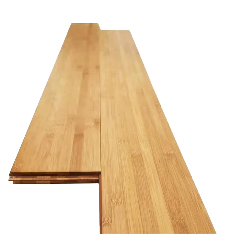CE Natural Carbonized Bamboo Flooring Horizontal Vertical Strand Woven T&G Click Lock Flooring
