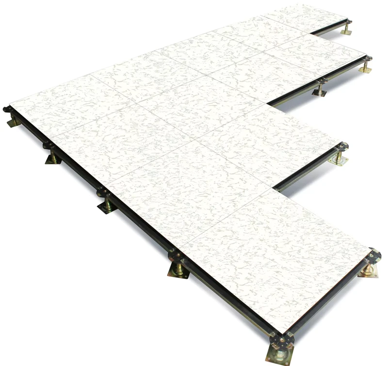 Calcium Sulfate Anti Static Flooring 600x600mm Raised Floor Panel with Hollow Design