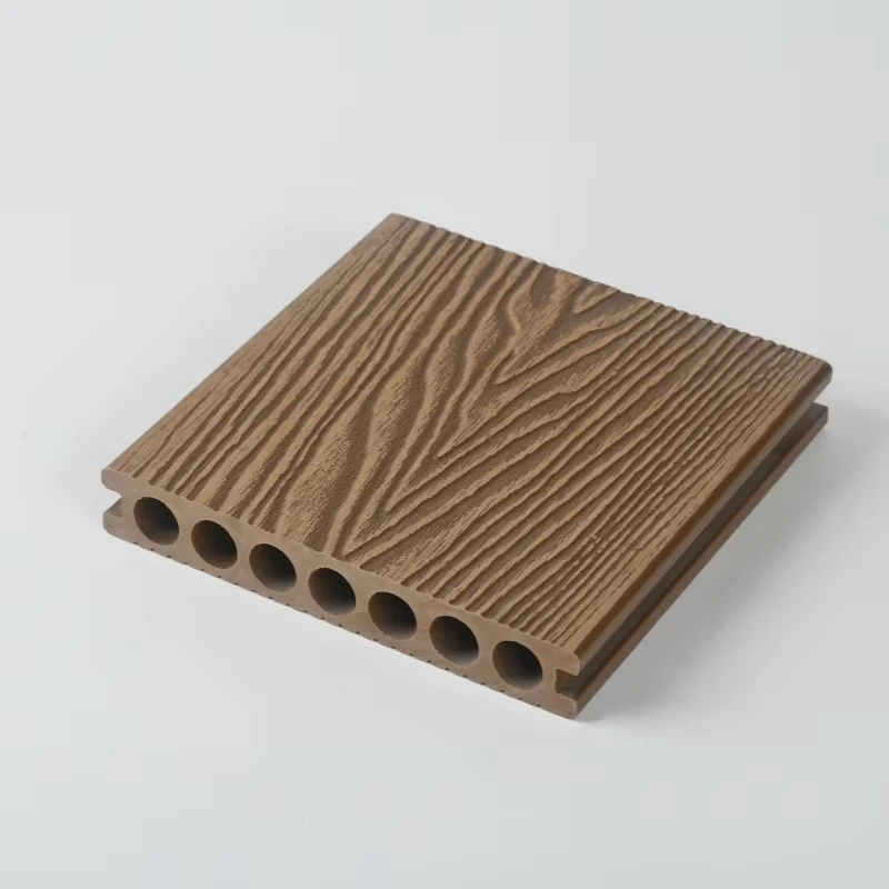 Capped Composite Decking 4 Sided Co Extrusion WPC Outdoor Waterproof Wood Grain Garden Patio Deck Board Low Maintenance