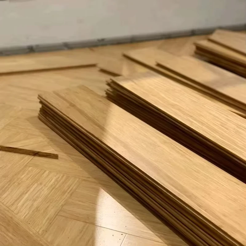 Carbonized Natural 100% Pure Bamboo Wood Floor Indoor Solid Herringbone Bamboo Flooring Outdoor Bamboo Flooring 10mm12mm14mm