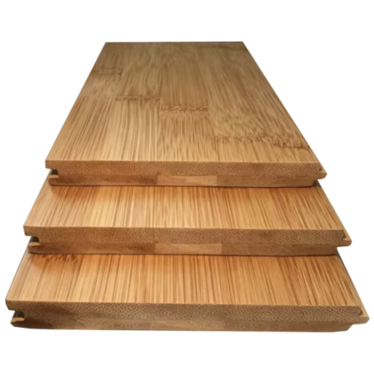 Charcoal Surface Waterproof Solid Bamboo Flooring Narrow Plank Modern Floating Glue Down Indoor Bedroom Living Room Dining