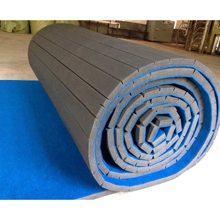 Cheerleading Flexible Roll Folding Gymnastics Mat Carpet Bond Foam Mat for Gymnastic Floor