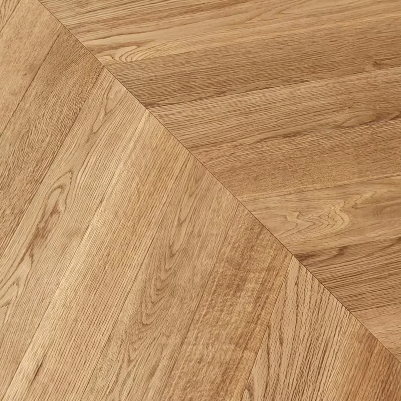 Chevron Engineered Flooring Popular and Modern Style in Bed Room Waterproof and Easy to Maintain