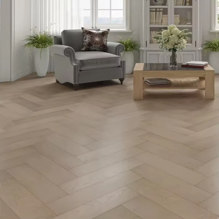 Chevron Engineered Oak Wood Flooring Multi Layer Oak Engineering Flooring