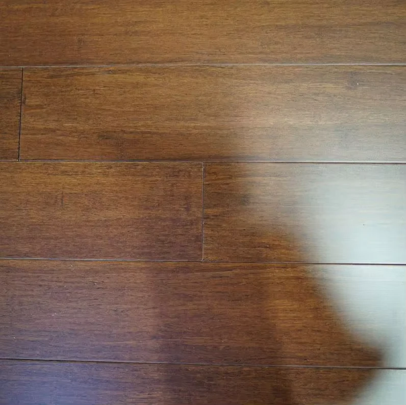 China Factory Rustic Gray Bamboo Tile Flooring
