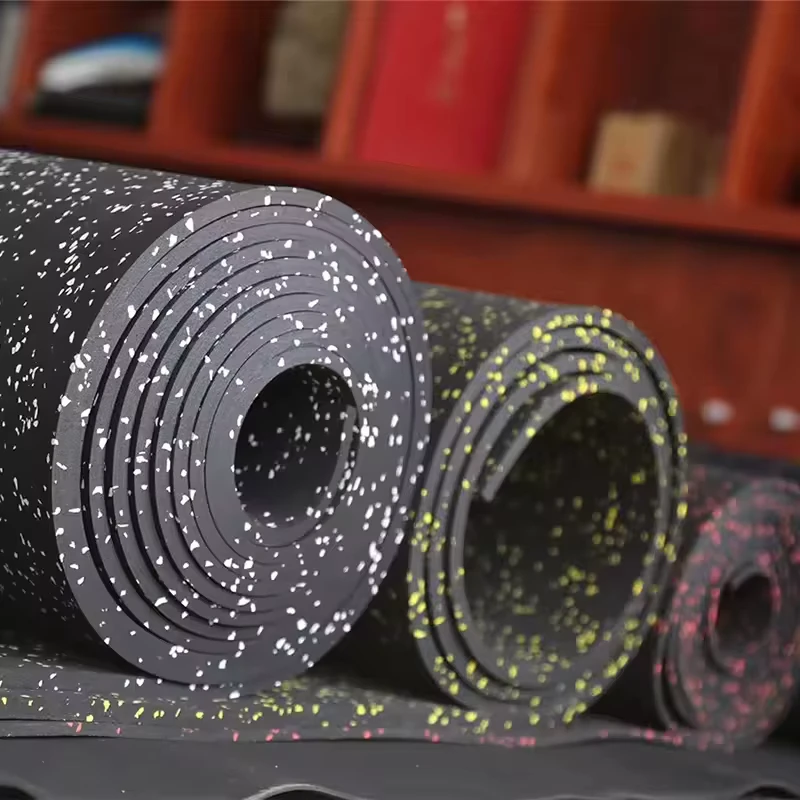 China Manufacturer’s High Density EPDM Gym Rubber Flooring Tiles Sports Equipment Matting Rolls for Outdoor Use
