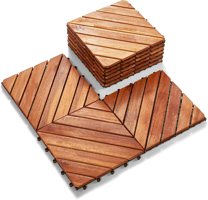 China Many Places Use WPC Wooden Waterproof Easy to Clean to Protect the Home or Office Floor Decking Tiles