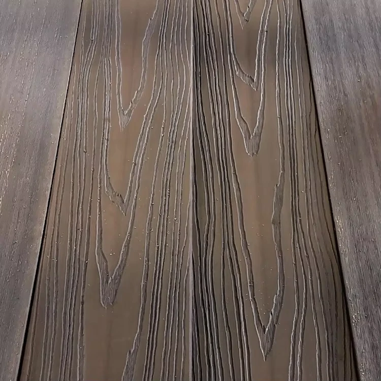 China Technology 3D Embossing Capped WPC Decking Engineered Wood Laminate Flooring Waterproof