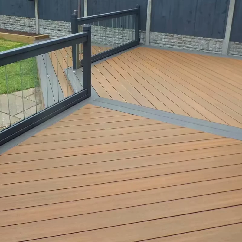 Chinese Manufacturer JLS D72 Custom High Load Bearing Capacity Modern Parquet Surface Outdoor WPC Decking Flooring Hotel Indoor