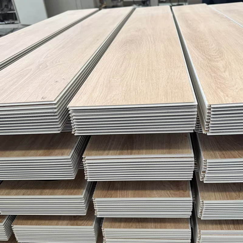Classic Design Rigid Spc Flooring Wear Resistant Fireproof Home Office Interior Ground Finish