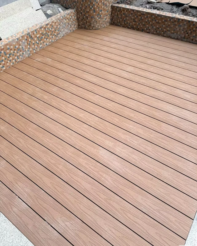 Co Extrusion WPC Decking Decking Floor Outdoor Composite Decking Floor