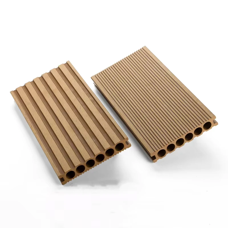 Co extruded Hollow Porous Structure WPC Material Outdoor Terrace Flooring Wood plastic Decking Anti corrosion Courtyard Board