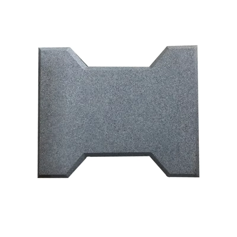 Colorful Outdoor EPDM Rubber Protective Flooring Dog Bone Squares Interlocking Tiles for Sidewalks Fitness Paths Non-Slip Design