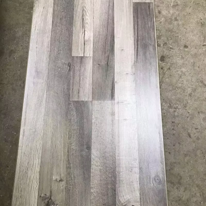Commercial 8mm High Glossy Surface V Groove Laminate Flooring