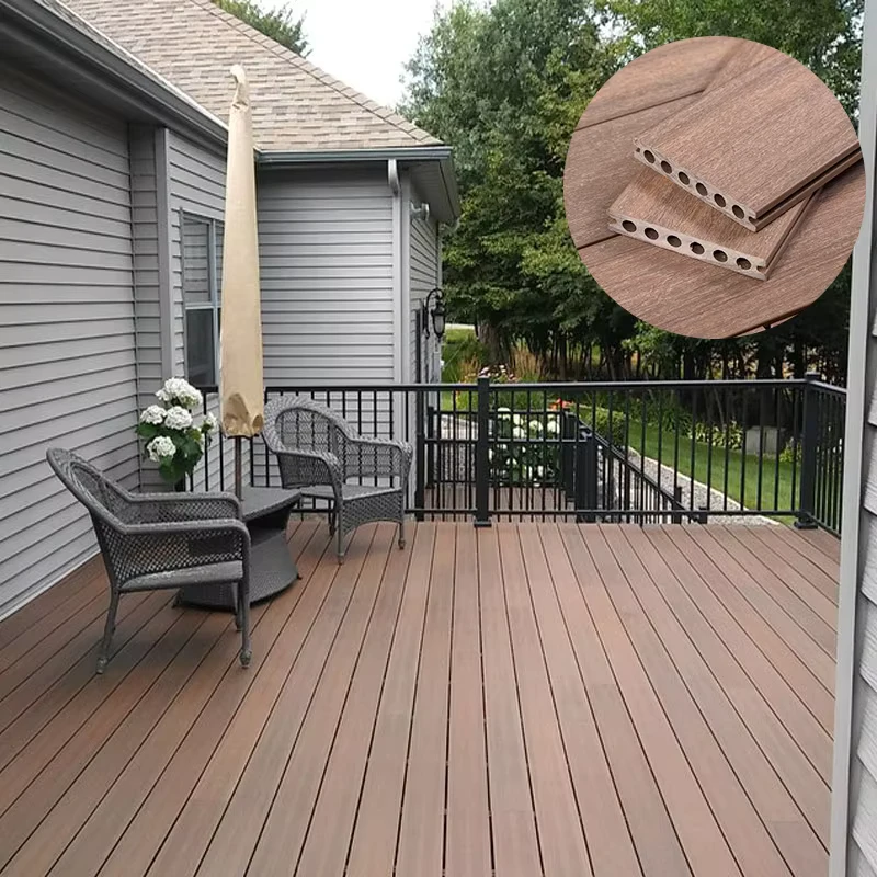Commercial Anti Slip & Anti Aging Wps Decking Wpc Wood Plastic Diy Wpc Decking