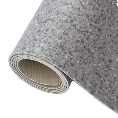Commercial Grade Waterproof PVC Vinyl Roll Flooring 2mm Thickness Anti Slip Modern for Hotels Hospitals Schools Apartments