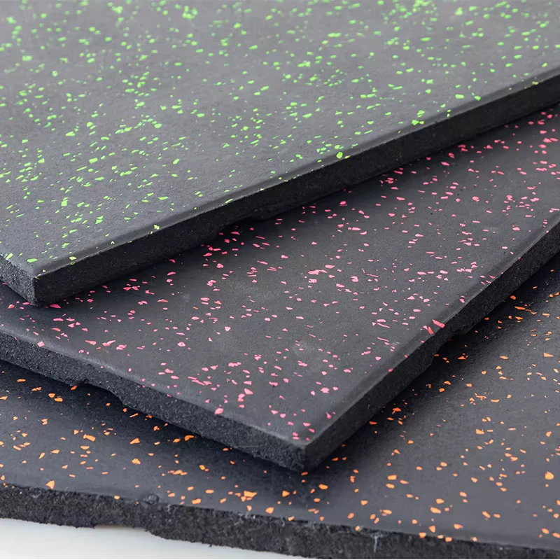 Commercial Heavy Duty Durable Non Toxic Safe Anti Slip 10mm Thick Eco Friendly Rubber Gym Floor Mat Protective