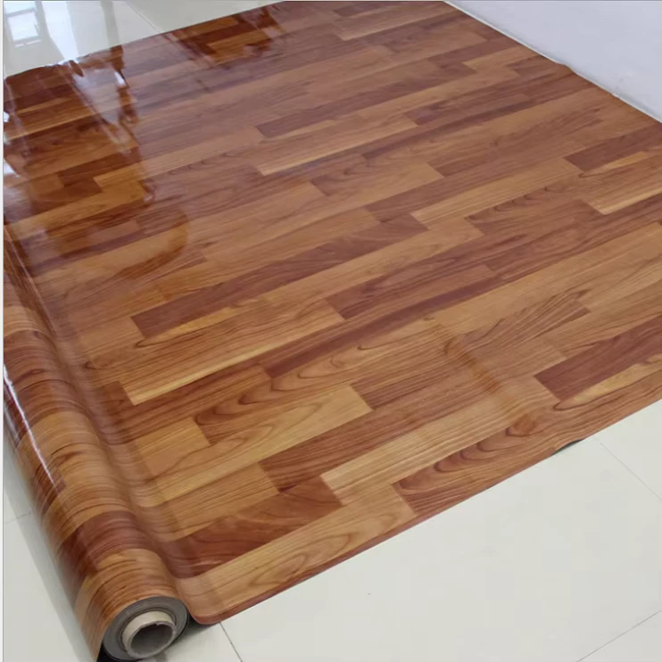 Commercial PVC Vinyl Flooring Rolls Linoleum Covering Carpet for Home Use Indoor Use Linoleum Flooring