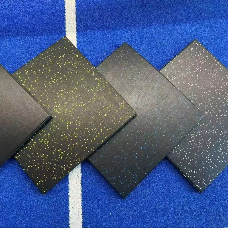 Commercial Rubber Gym Floor Mats Sound insulating Shock absorbing 15 30mm Thickness Indoor Outdoor Sports Flooring