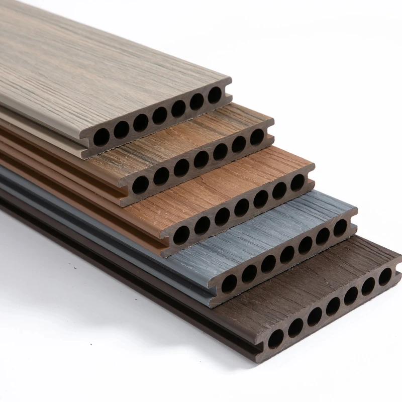 Composite Decking High-performance Durable Square Brushed WPC Deck for Garden and Outdoor Spaces