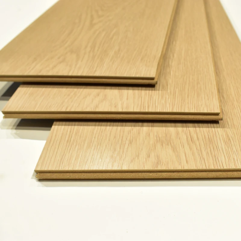 Composite Vinyl Laminate Flooring Modern Smooth Matte Click Human shaped Wooden Pattern for Living Room Kitchen Hotel Use